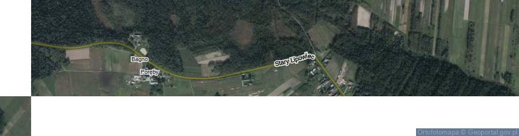 Zdjęcie satelitarne Stary Lipowiec ul.